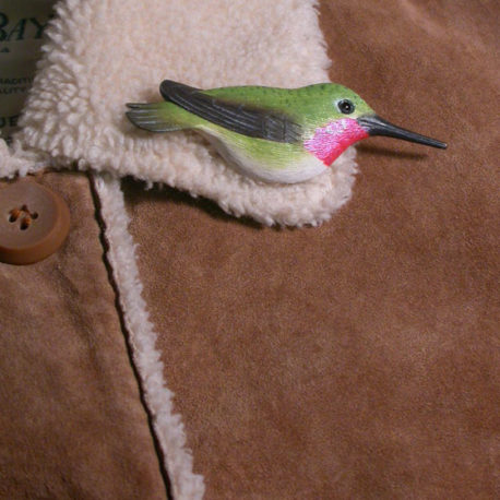 Broad-tailed Hummingbird pin