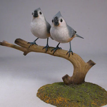 Tufted Titmouse Pair #1
