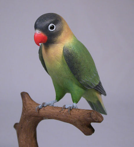 5″ Masked Lovebird (A) – Birdhug Studio