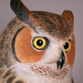 22″ Great Great Horned Owl